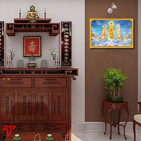Tranh phật giáo tam thánh